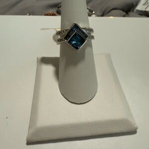Bomb Party London Blue Topaz Ring